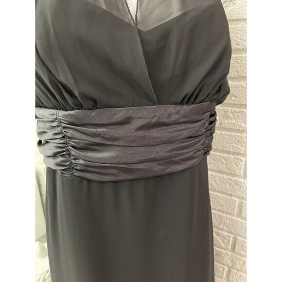 S.L. Fashions Black Halter Dress Size 18 - Picture 5 of 10